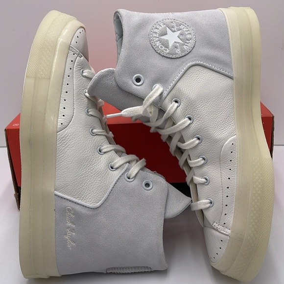 Converse WMNS CHUCK 70 MARQUIS HI VINTAGE WHITE/MOONBATHE A05620C Platforms - Picture 11 of 16